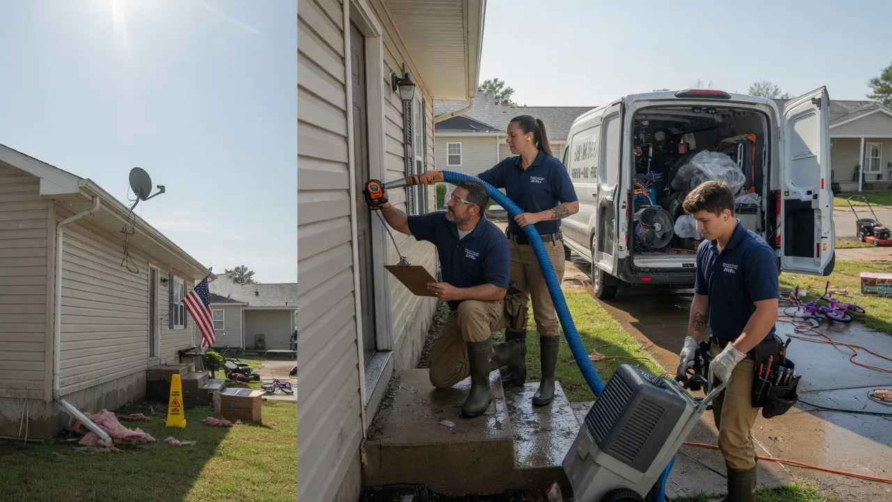 Ceiling Water Damage Restoration in Spring Hill, KS near me